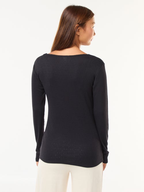 T-shirt de manga comprida termorregulador - Kiabi