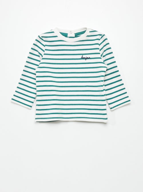 T-shirt de manga comprida - Kiabi
