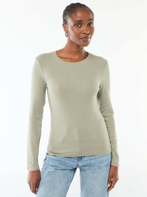 T-shirt de manga comprida - Kiabi