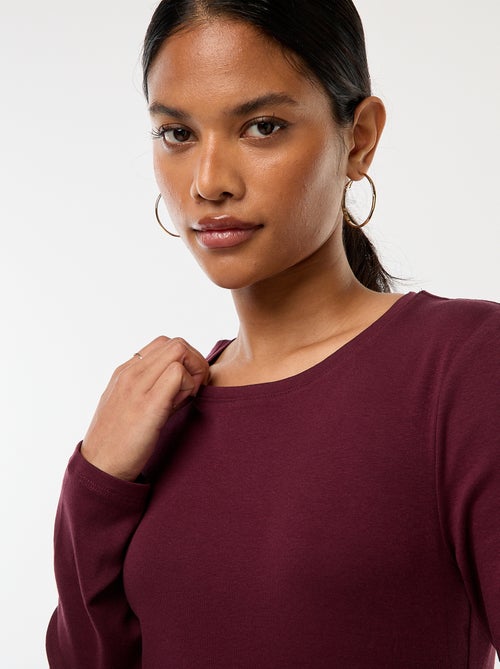 T-shirt de manga comprida - Kiabi