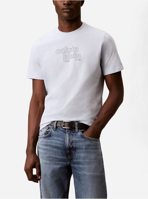 T-shirt de manga curta - calvin klein - Kiabi T-shirt de manga curta - calvin klein - Kiabi