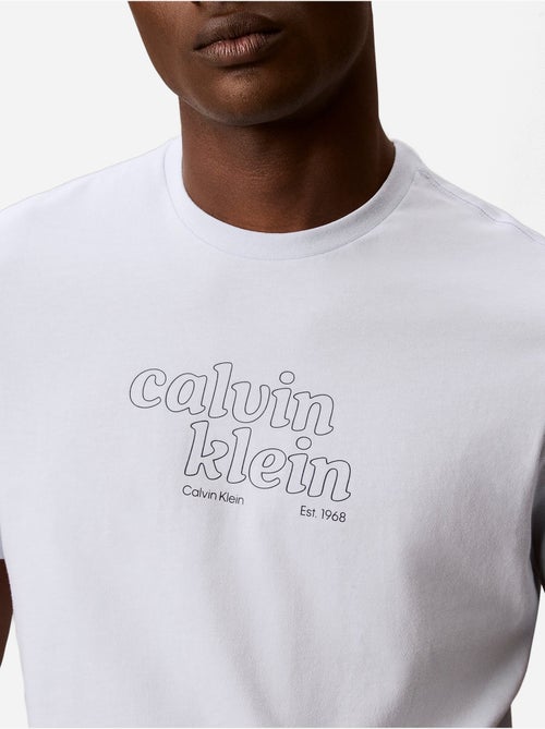 T-shirt de manga curta - calvin klein - Kiabi T-shirt de manga curta - calvin klein - Kiabi