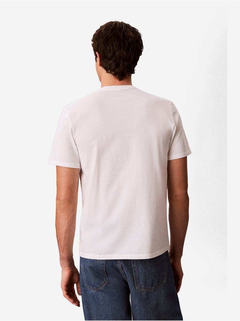 T-shirt de manga curta - calvin klein Branco - Kiabi