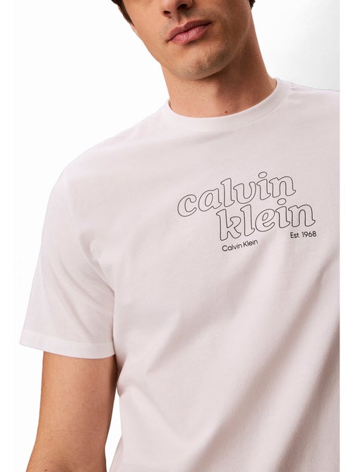 T-shirt de manga curta - calvin klein - Kiabi