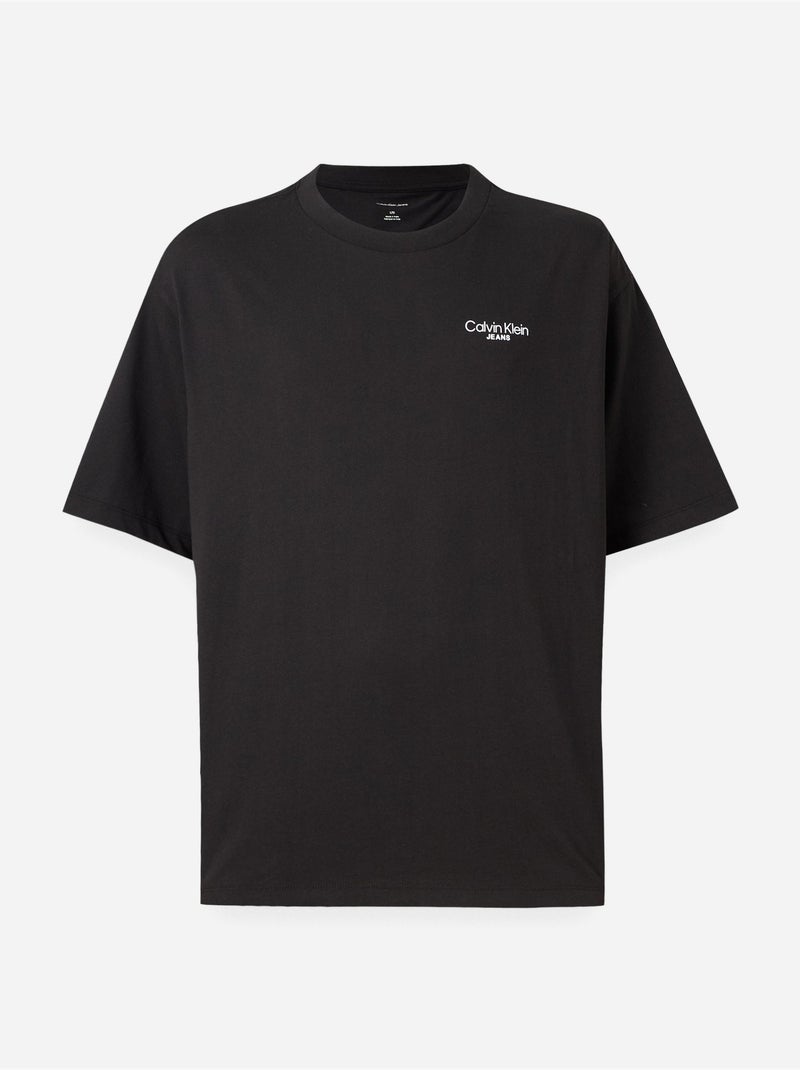 T-shirt de manga curta - Calvin Klein Preto - Kiabi