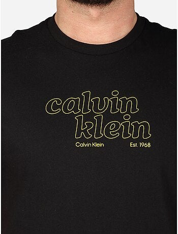 T-shirt de manga curta - calvin klein