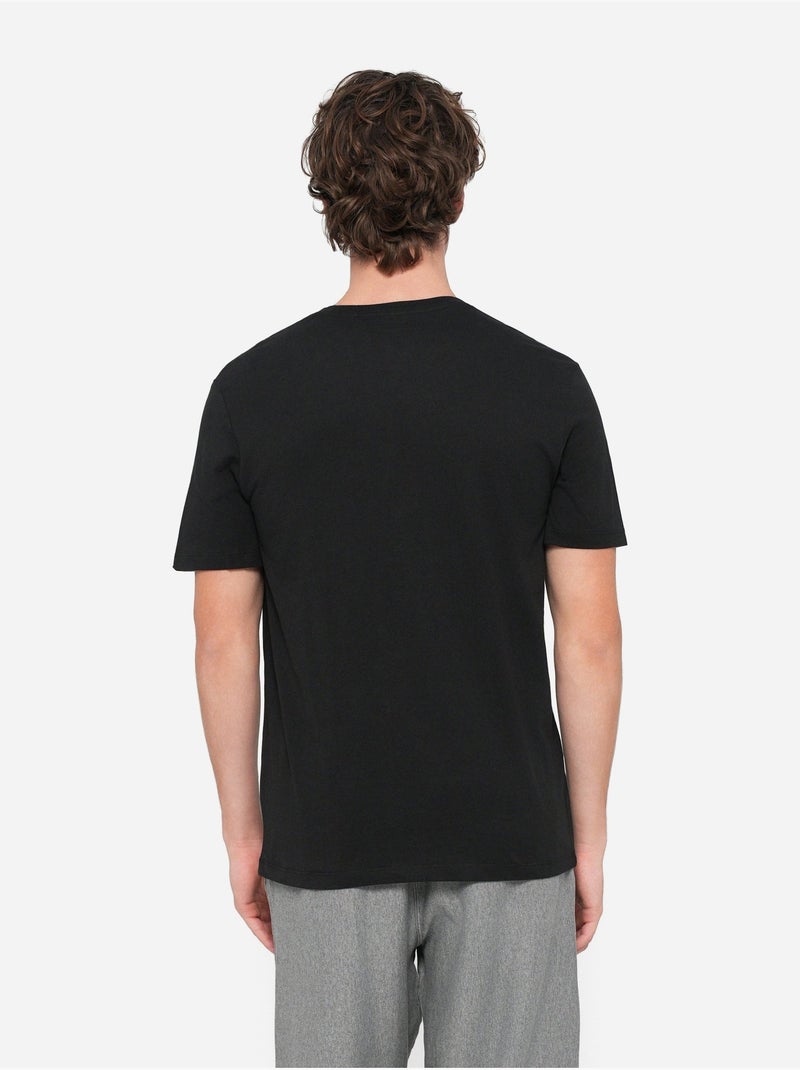 T-shirt de manga curta - Calvin Klein Preto - Kiabi