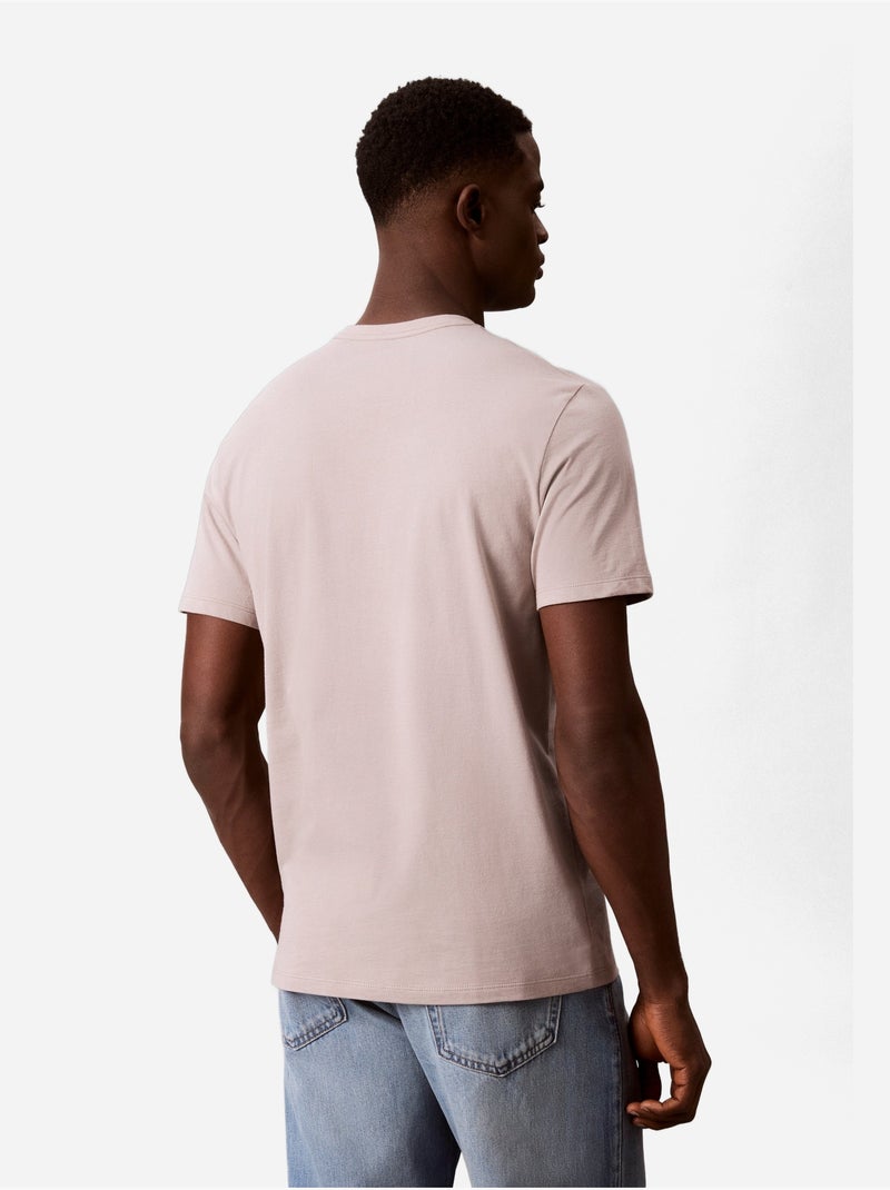 T-shirt de manga curta - calvin klein Rosa - Kiabi