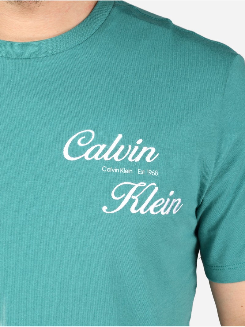 T-shirt de manga curta - calvin klein Verde - Kiabi