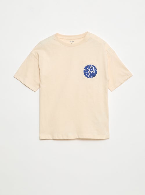 T-shirt de manga curta - coleção fácil de vestir - Kiabi T-shirt de manga curta - coleção fácil de vestir - Kiabi