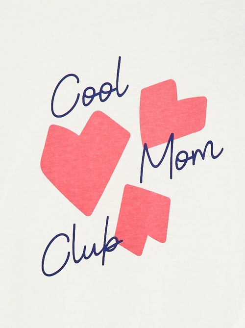 T-shirt de manga curta  - Dia da Mãe - Kiabi