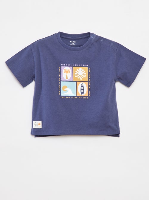 T-shirt de manga curta  - Grafik Edition - Kiabi