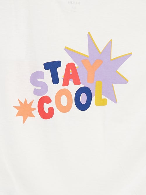 T-shirt de manga curta  - Grafik Edition - Kiabi