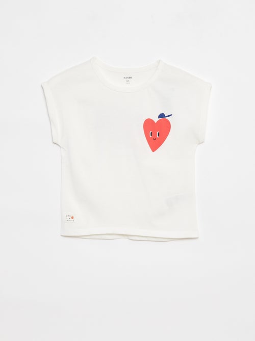 T-shirt de manga curta  - Grafik Edition - Kiabi