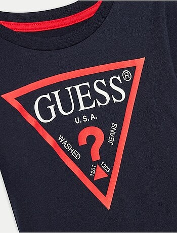 T-shirt de manga curta - Guess kids
