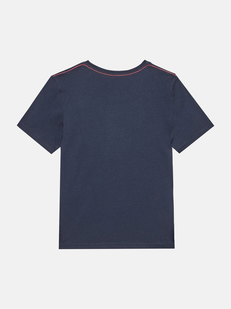 T-shirt de manga curta - Guess kids Azul-marinho - Kiabi