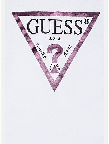 T-shirt de manga curta - Guess kids