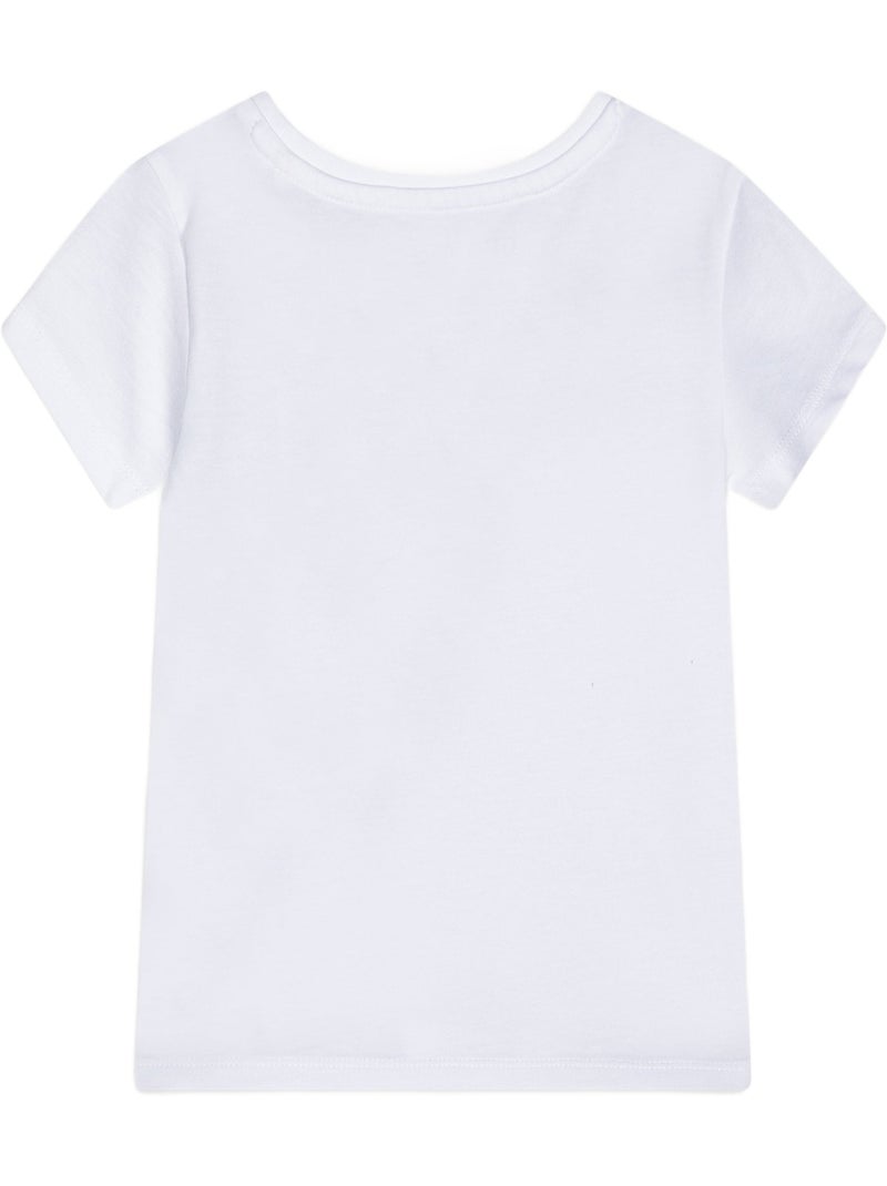 T-shirt de manga curta - Guess kids Branco Perolado - Kiabi