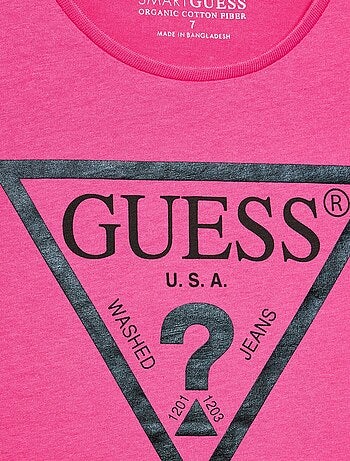 T-shirt de manga curta - Guess kids