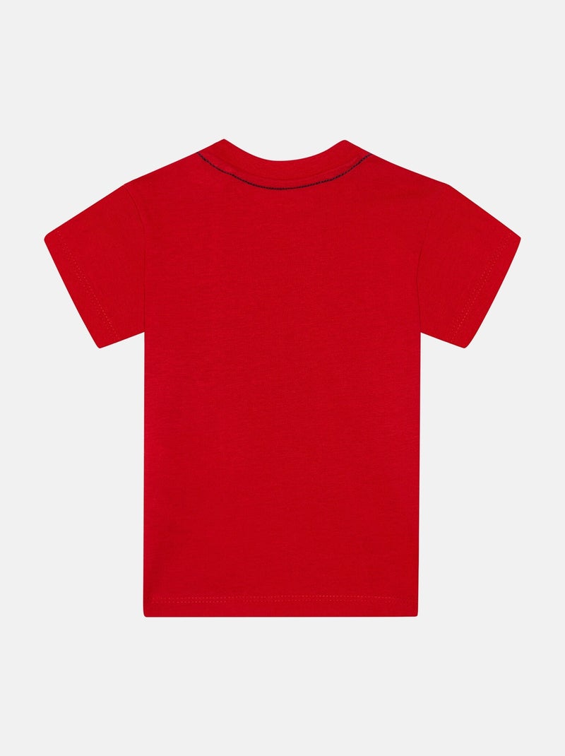 T-shirt de manga curta - Guess kids Vermelho - Kiabi