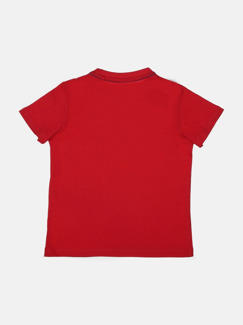T-shirt de manga curta - Guess kids Vermelho - Kiabi