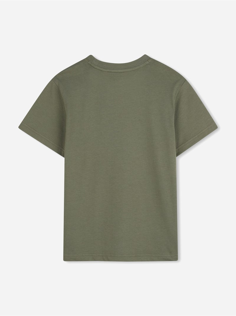 T-shirt de manga curta - Timberland Cáqui - Kiabi