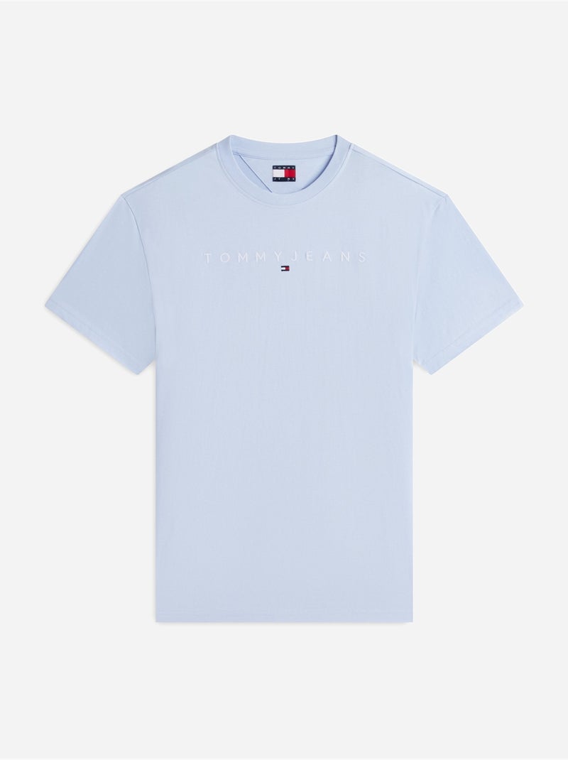 T-shirt de manga curta - Tommy jeans Azul-céu - Kiabi
