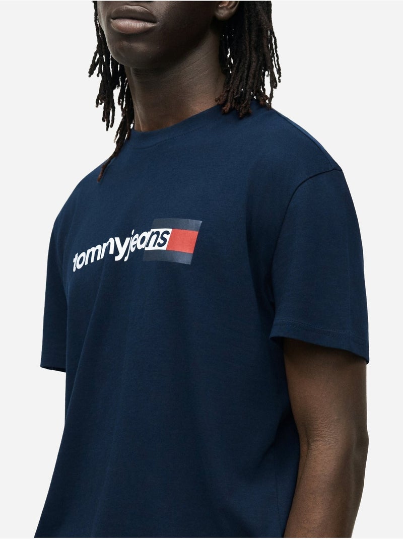 T-shirt de manga curta - tommy jeans Azul - Kiabi