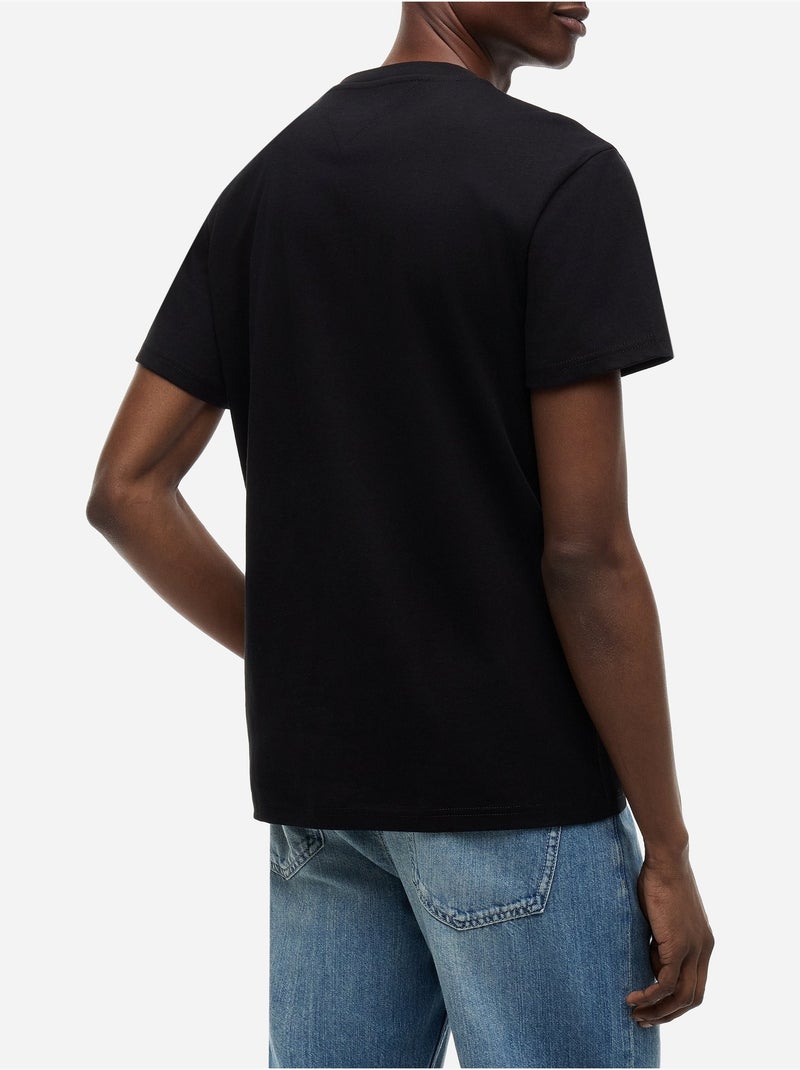 T-shirt de manga curta - tommy jeans Preto - Kiabi