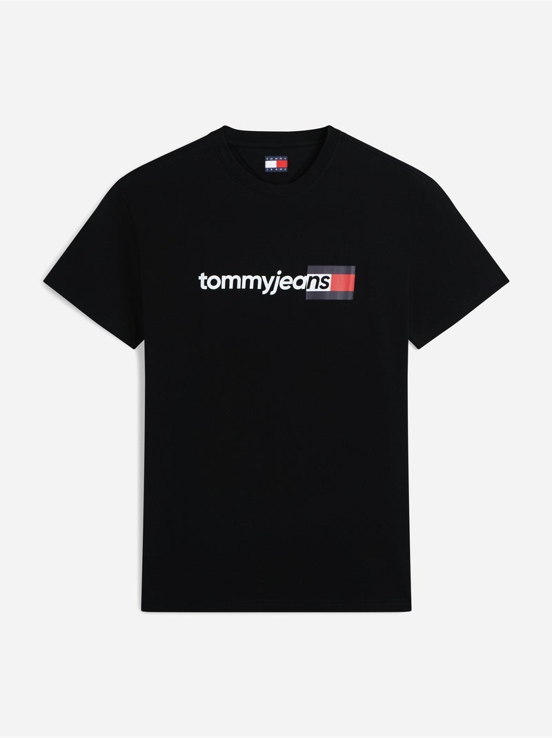 T-shirt de manga curta - tommy jeans Preto - Kiabi