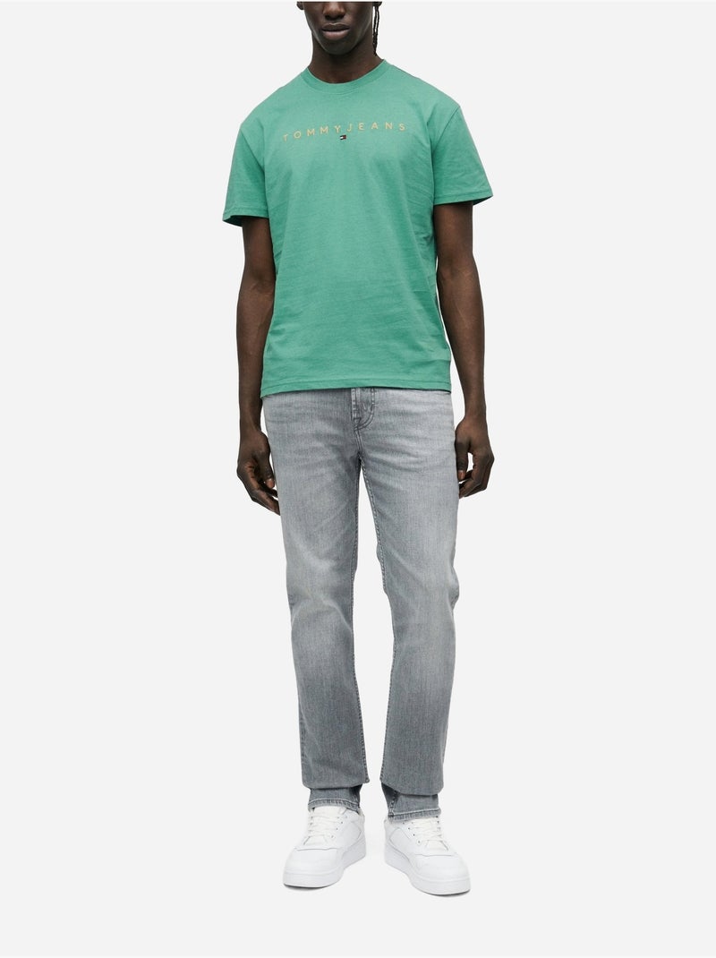 T-shirt de manga curta - Tommy jeans Verde - Kiabi