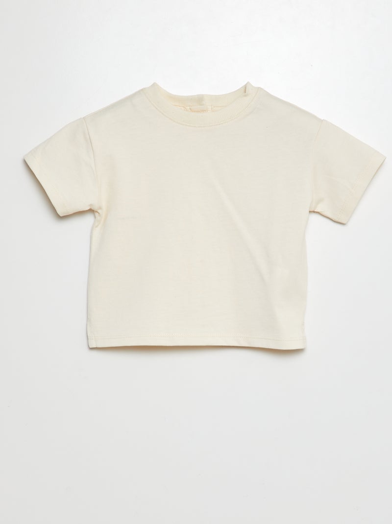T-shirt de manga curta - Tough Cotton BRANCO - Kiabi