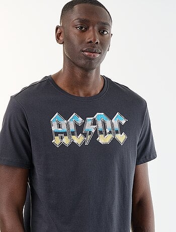 T-shirt de manga curta 'AC DC'