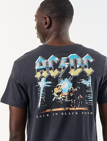 T-shirt de manga curta 'AC DC'