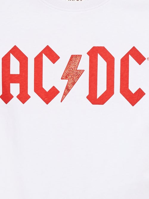 T-shirt de manga curta 'AC/DC' - Kiabi