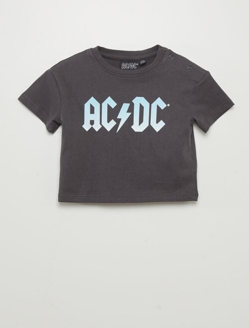 T-shirt de manga curta 'AC/DC' - Kiabi