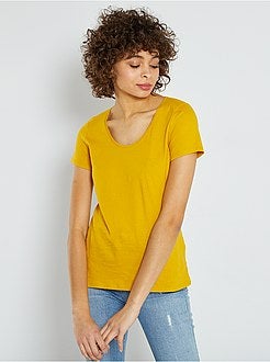 T-shirt de manga curta - Kiabi