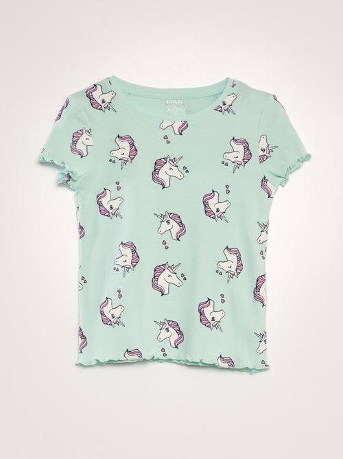 T-shirt de manga curta - Kiabi