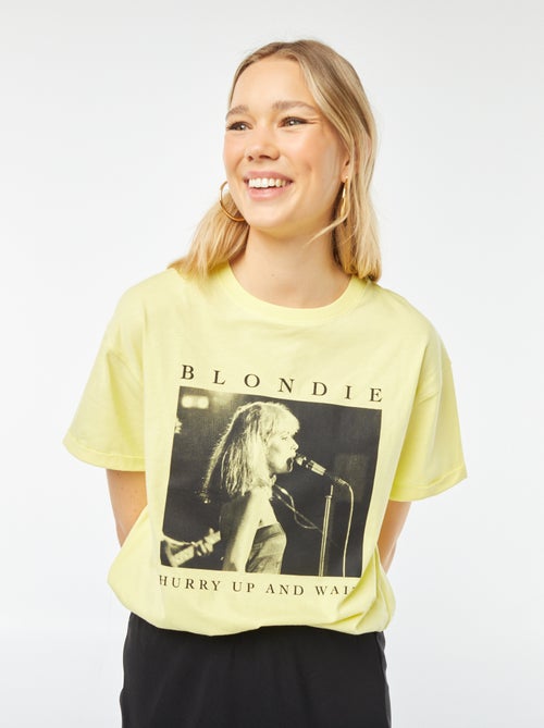 T-shirt de manga curta 'Blondie' - Kiabi