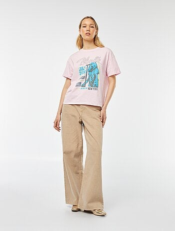 T-shirt de manga curta 'Blondie'