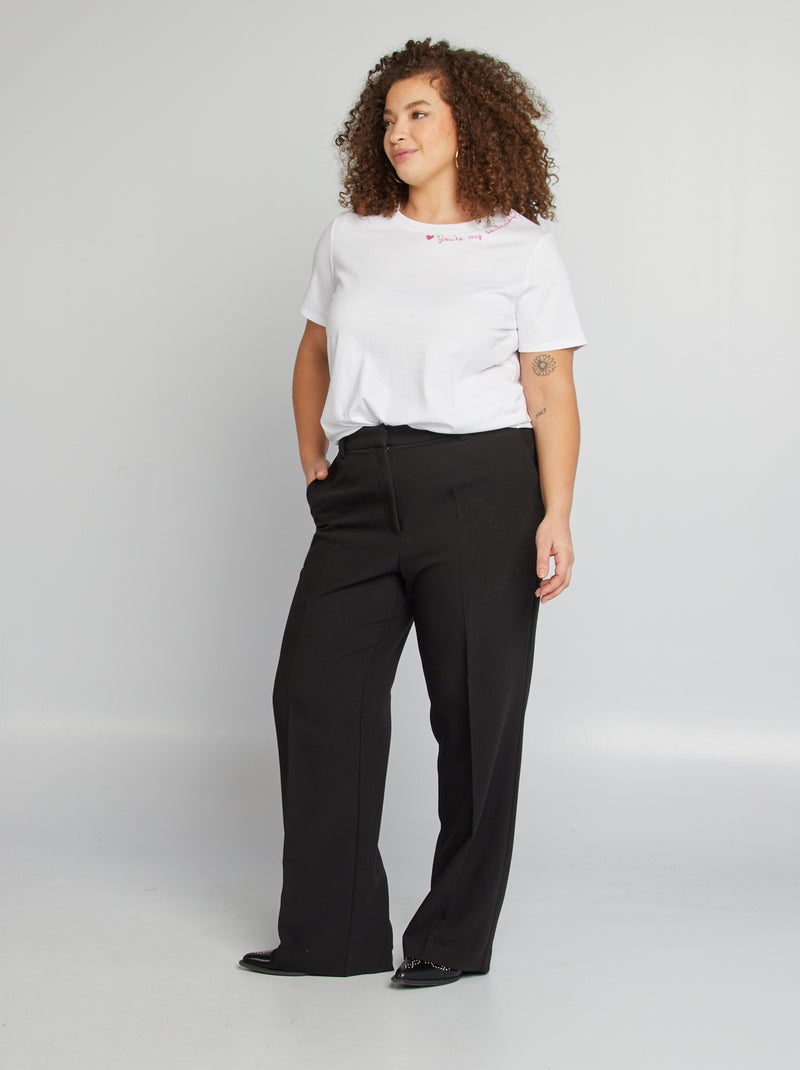 T-shirt de manga curta BRANCO - Kiabi