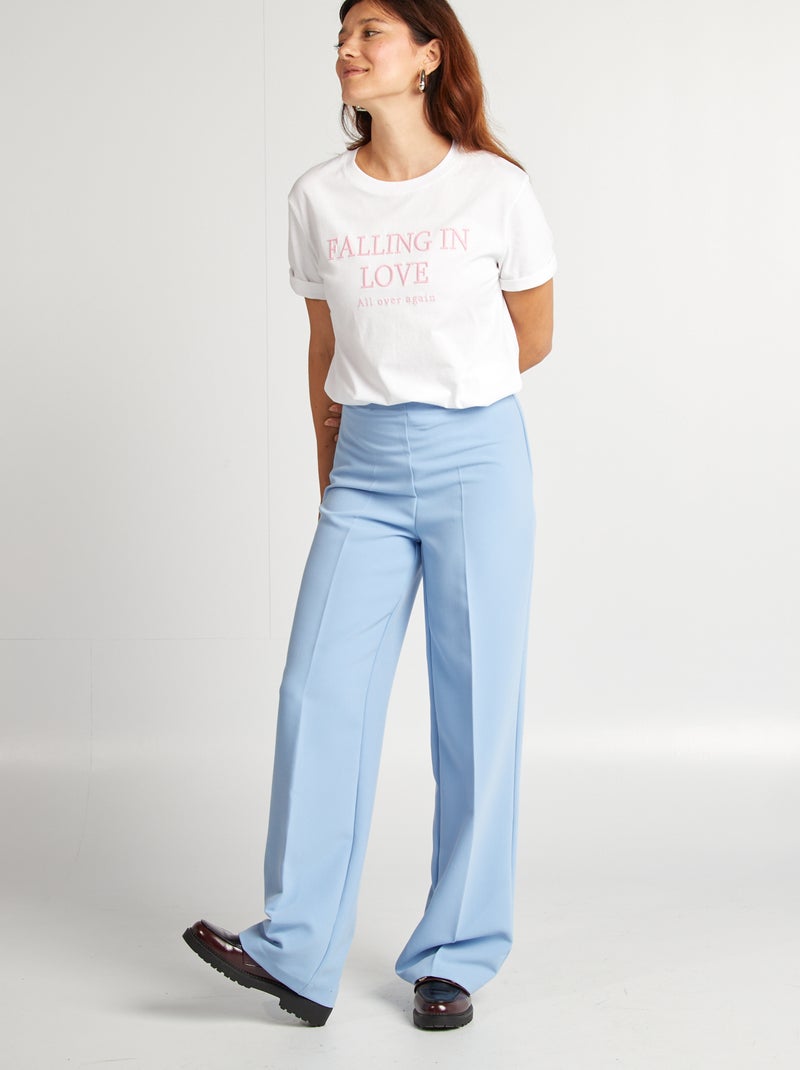 T-shirt de manga curta BRANCO - Kiabi