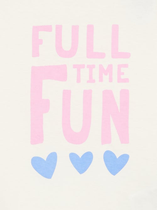 T-shirt de manga curta - Kiabi