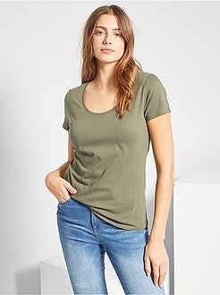 T-shirt de manga curta - Kiabi