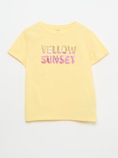 T-shirt de manga curta com animação - Kiabi