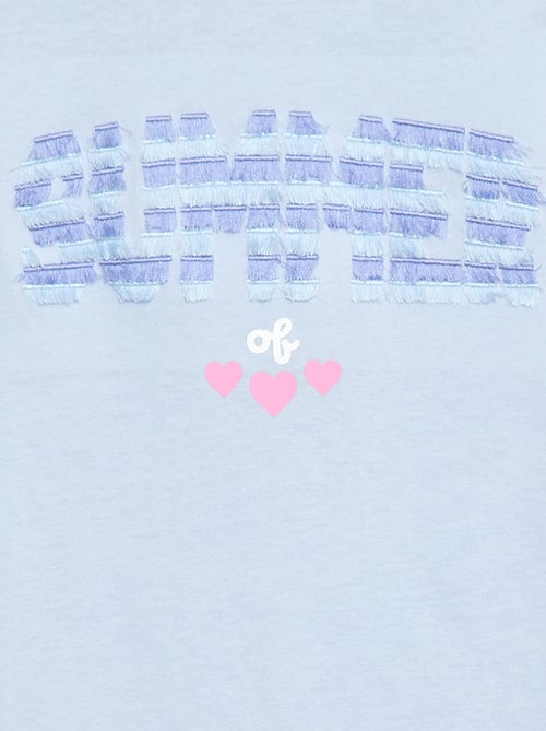 T-shirt de manga curta com animação - Kiabi