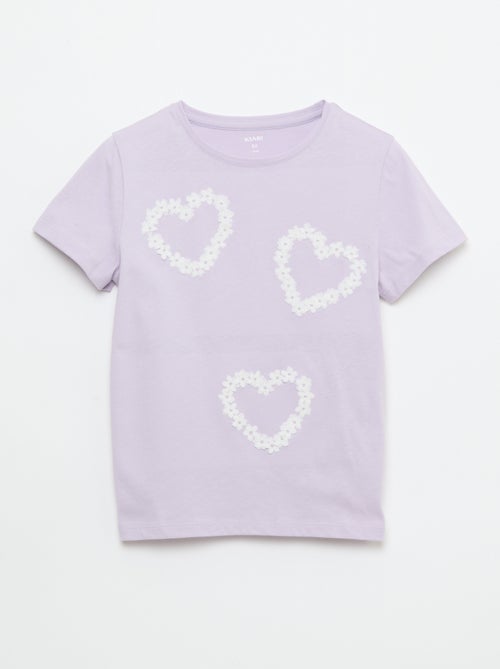 T-shirt de manga curta com animação - Kiabi