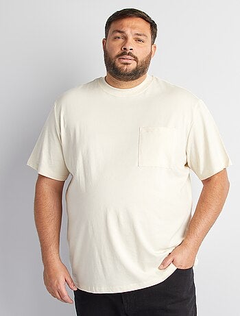 T-shirt de manga curta com bolso frontal