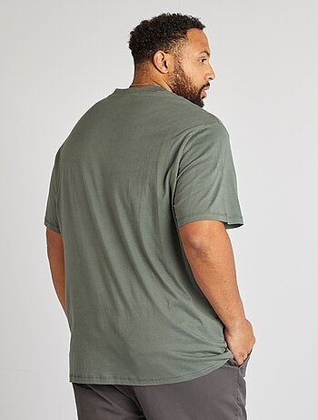 T-shirt de manga curta com bolso frontal