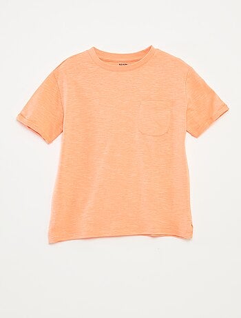 T-shirt de manga curta com bolso
